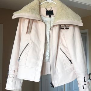 Banana Republic Sherpa Moto Jacket
